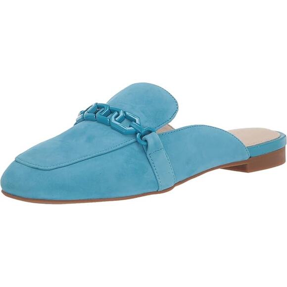 Sanctuary Smart Creation Aqua Blue Wire Bigtime 2.0 Mule Size 7 in Box NWT - Picture 1 of 12